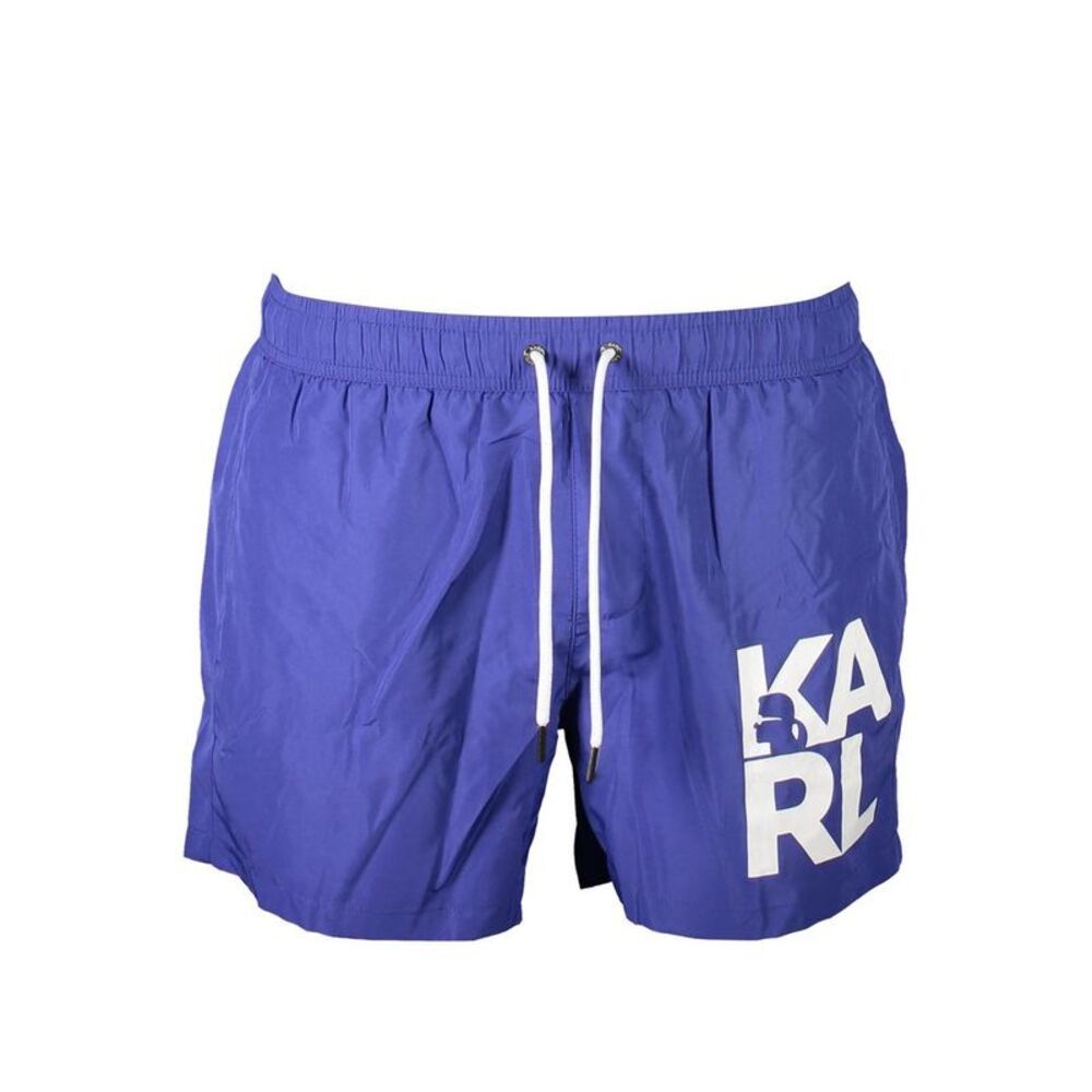 Karl Lagerfeld Blu Polyester Mens Swim Men's Trunks